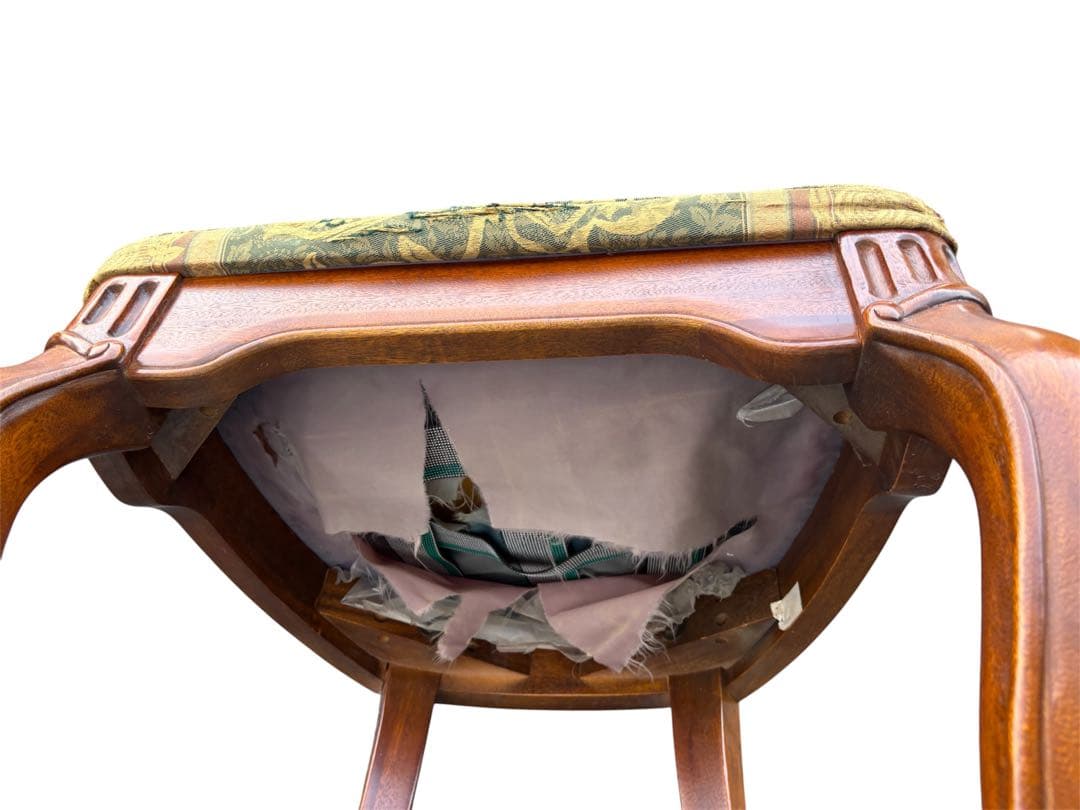 ダイニングチェア アンティーク　ロココ調　ドレッサー　在庫2