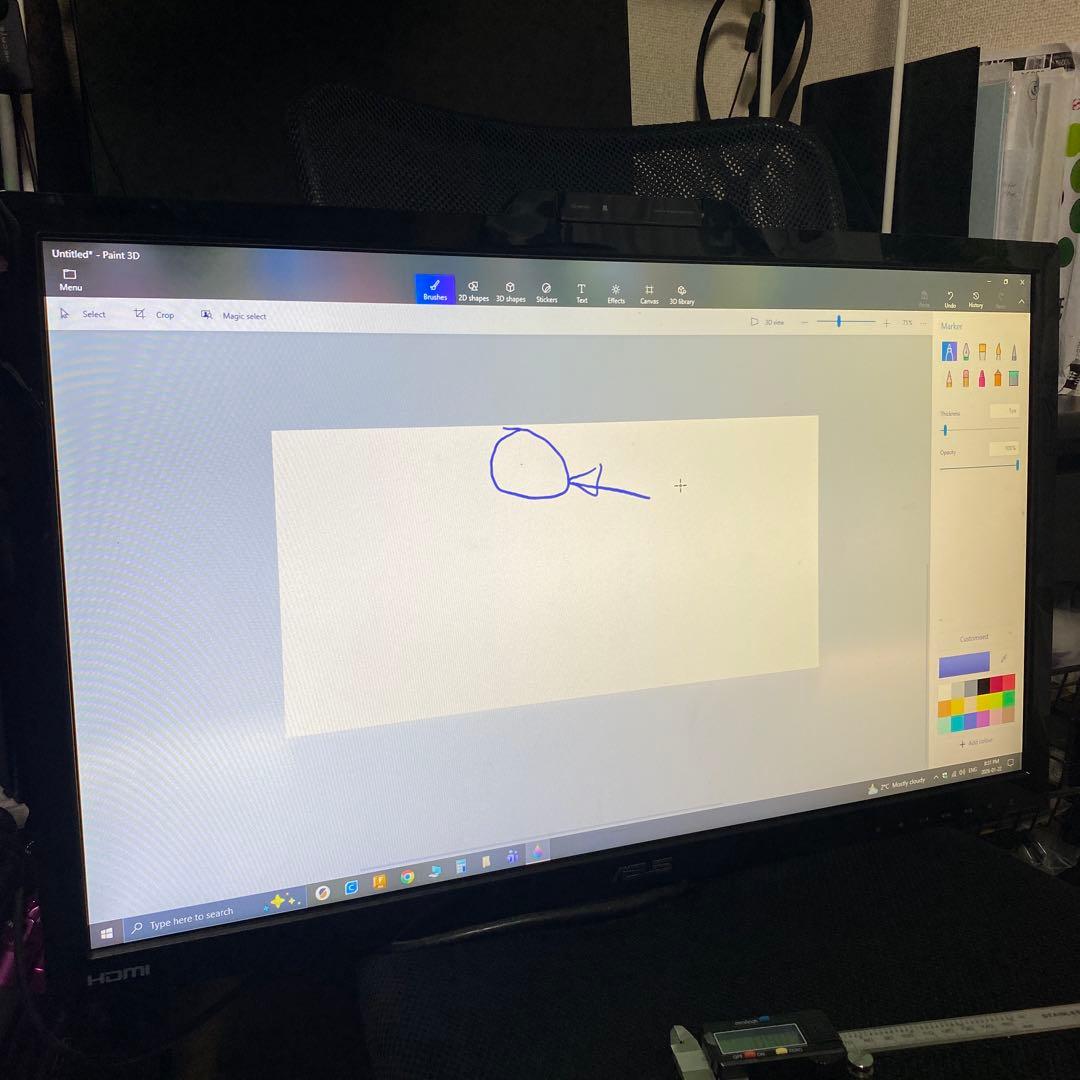 デュアルモニターアーム + Asus 27\" 3d 120hzモニター