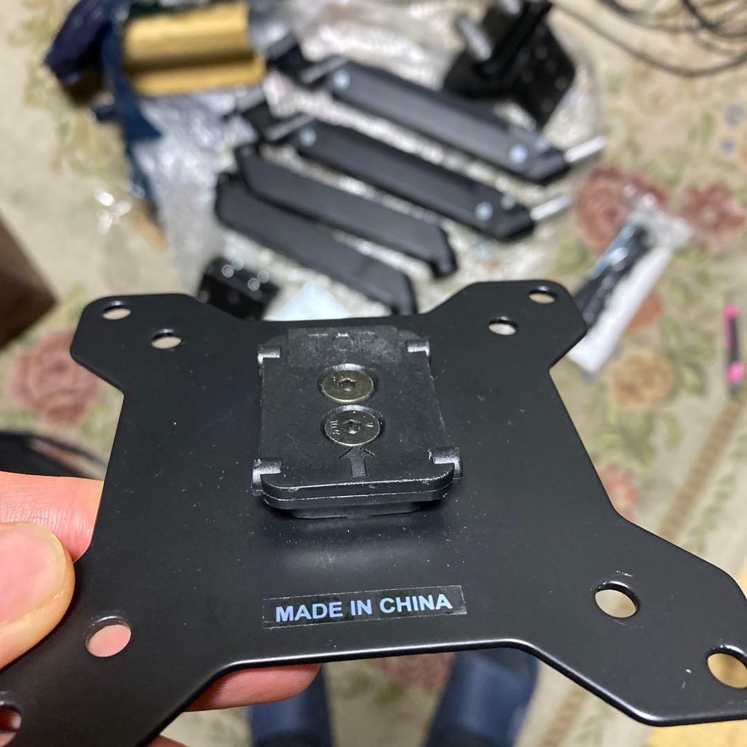 デュアルモニターアーム + Asus 27\" 3d 120hzモニター