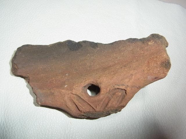 ◆希少 1930年代出土◆鎌倉市 寺分富士塚遺跡 縄文土器片と石器