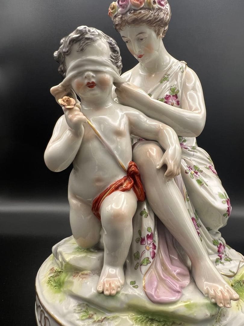 母子像 陶磁器 フィギュア