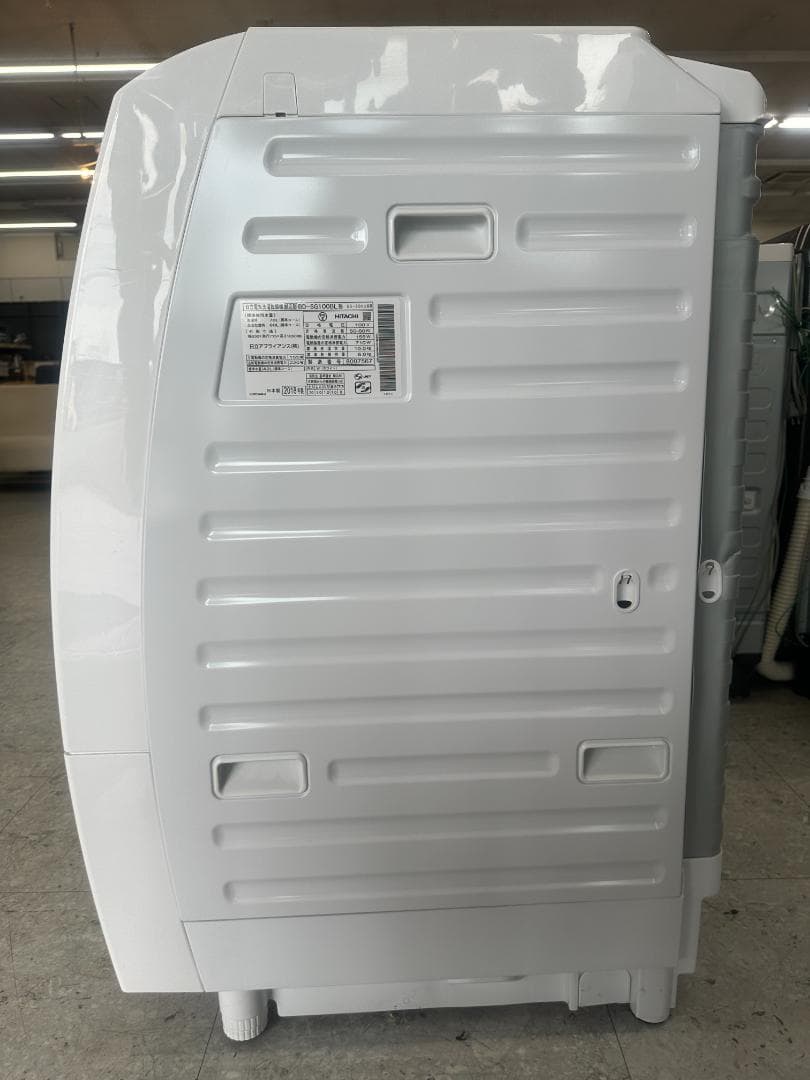 HITACHI　ドラム式洗濯乾燥機　BD-SG100BL　2018年製