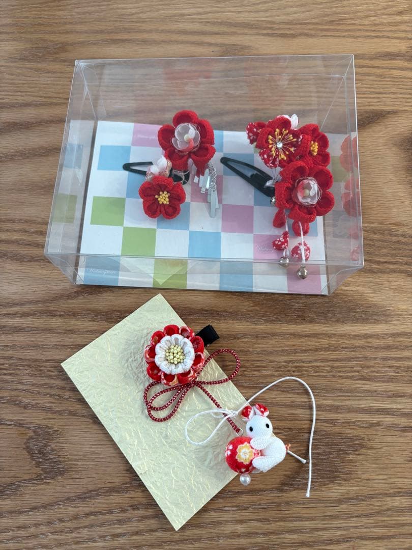 【最終値下げ一度着用のみ】キャサリンコテージ　七五三　3歳　うさぎの花飾り付き