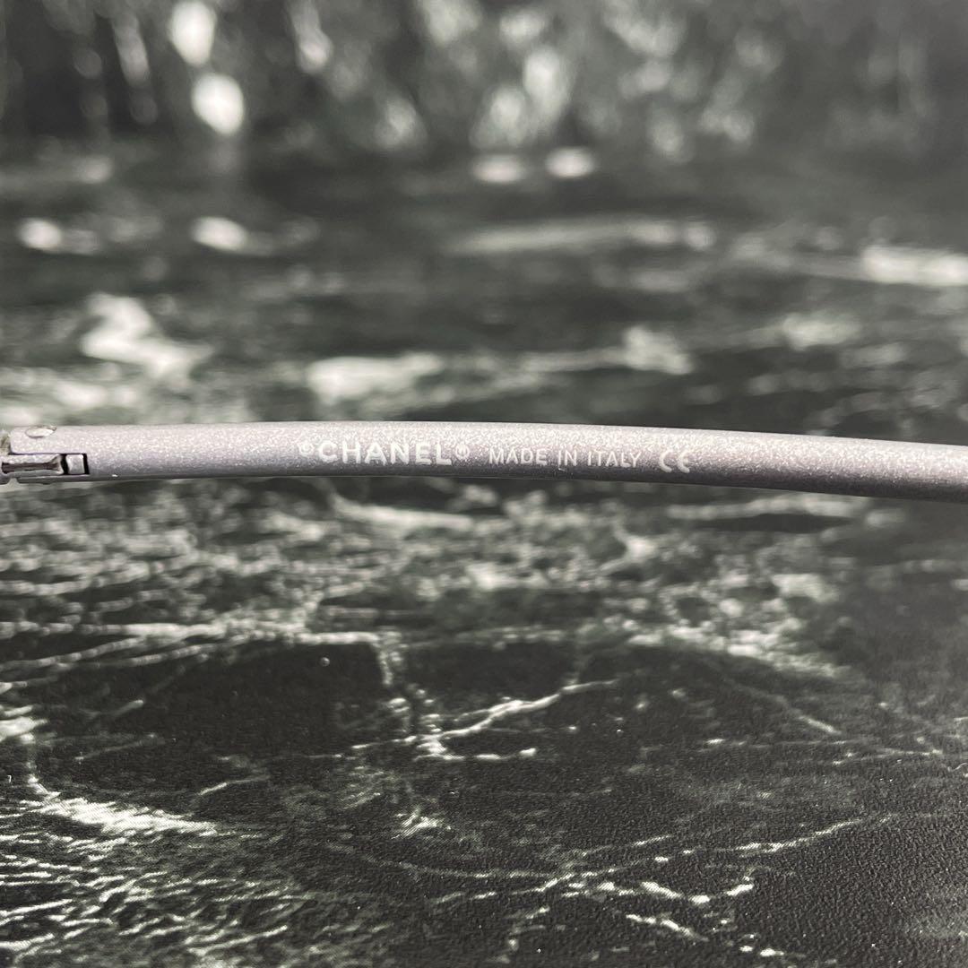 極美品 CHANEL シャネル ココマーク リムレス サングラス カラーレンズ