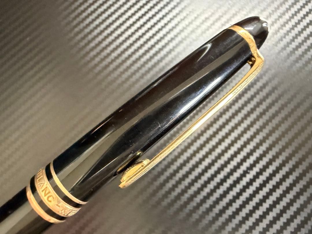 極美品 モンブラン マイスターシュテュック 144 万年筆 中白 M ブラック