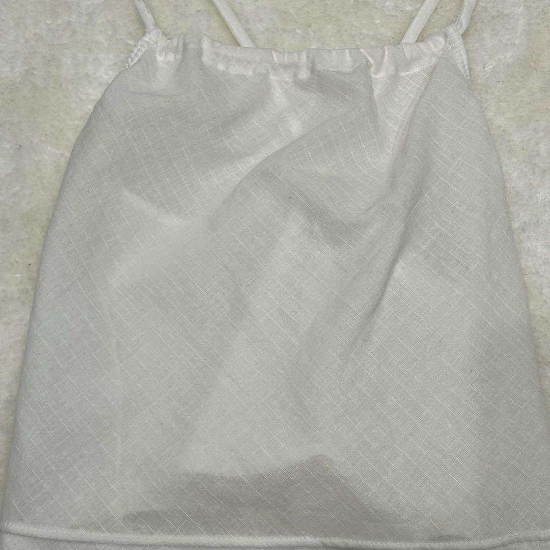 トップス draw drawers 2way tops white