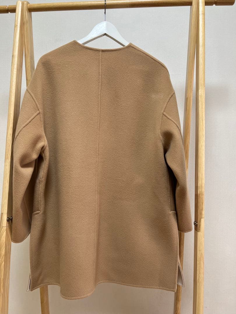 UNITED ARROWS バイカラー リバー ミドルコート　2025AW★今季