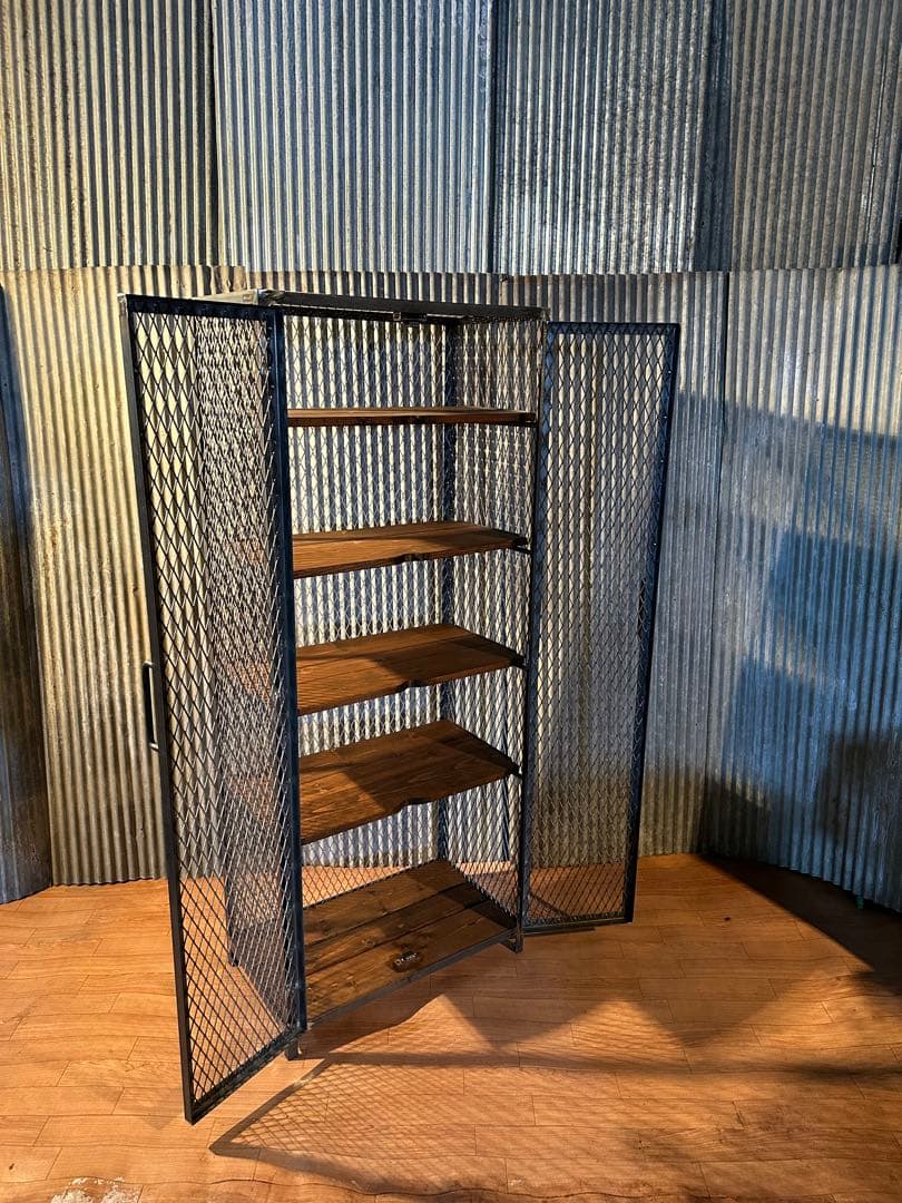 在庫一点のみ　アイアンラック 170㎝　インダストリアル　アイアン家具　シェルフ