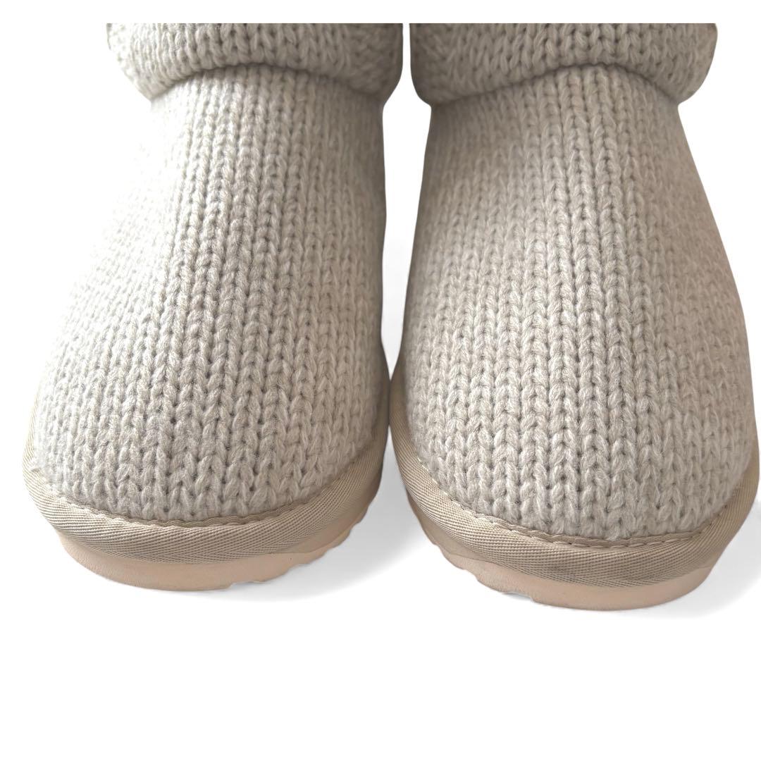 完売品☆現行☆エミュオーストラリア ウールニットブレンドシープスキンブーツ 25