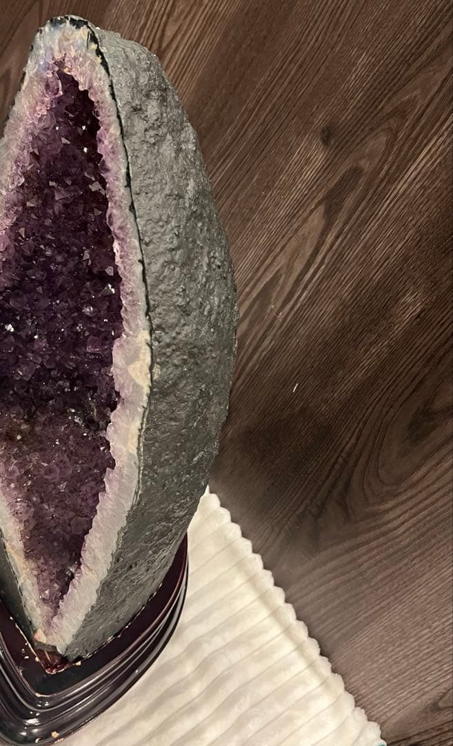 アメジスト ドーム 天然石 ブラジル産約21.2kg ドーム高さ40cm 台付き