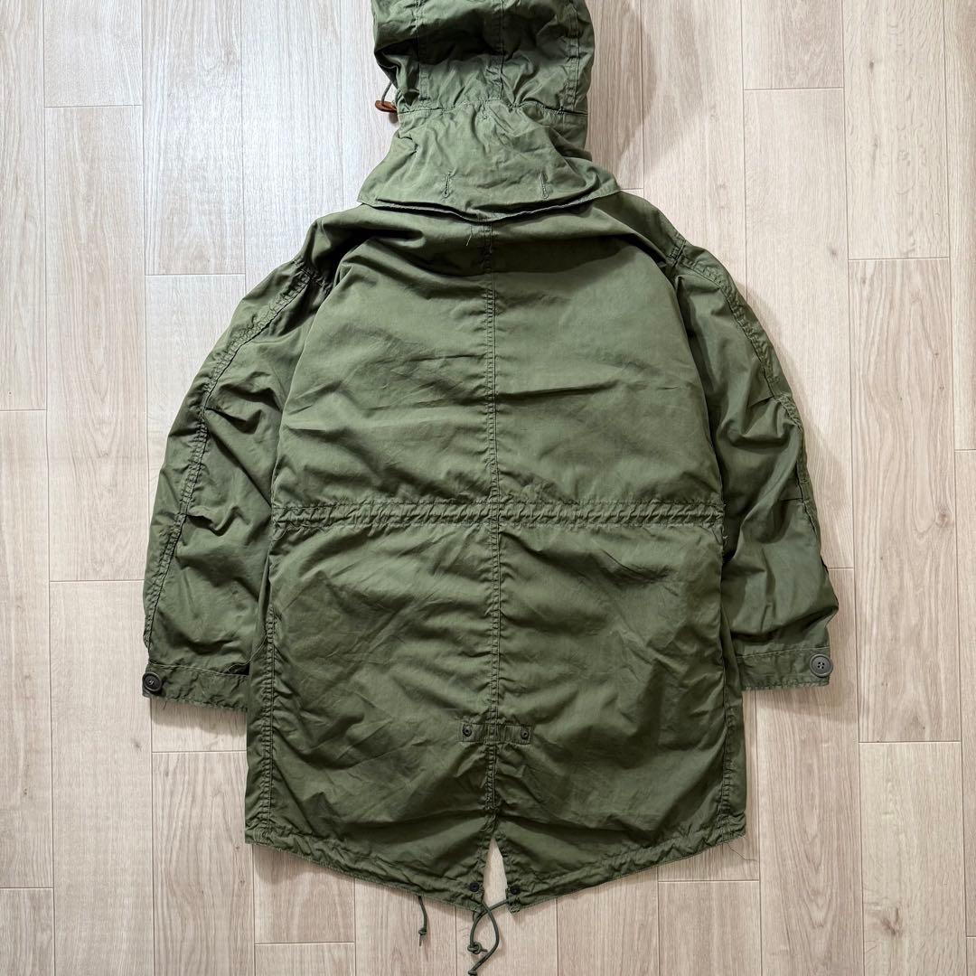 60sアルミジップXS！米軍実物 M65 フィッシュテールパーカー フルセット