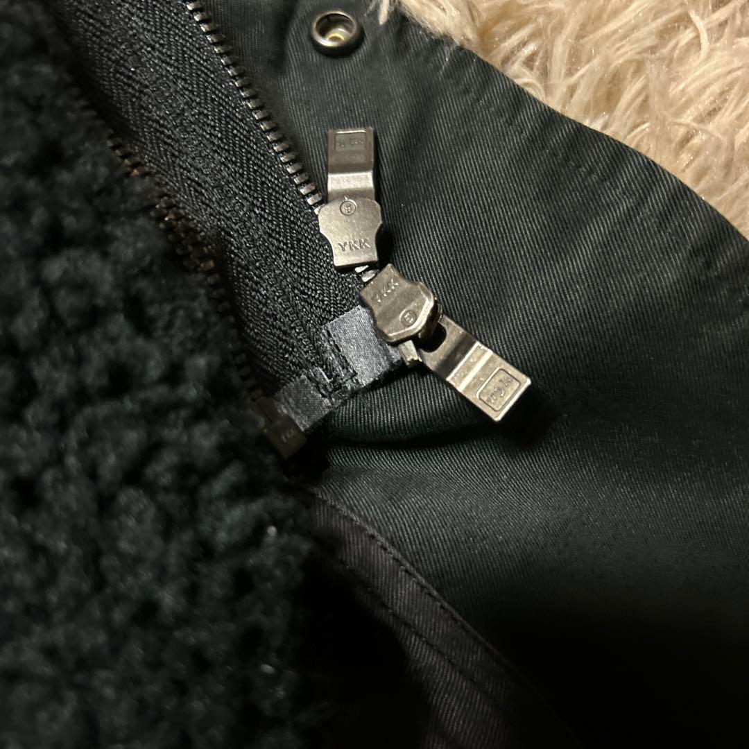 名作WJKデストロイコットンツイルモッズコートブラックS