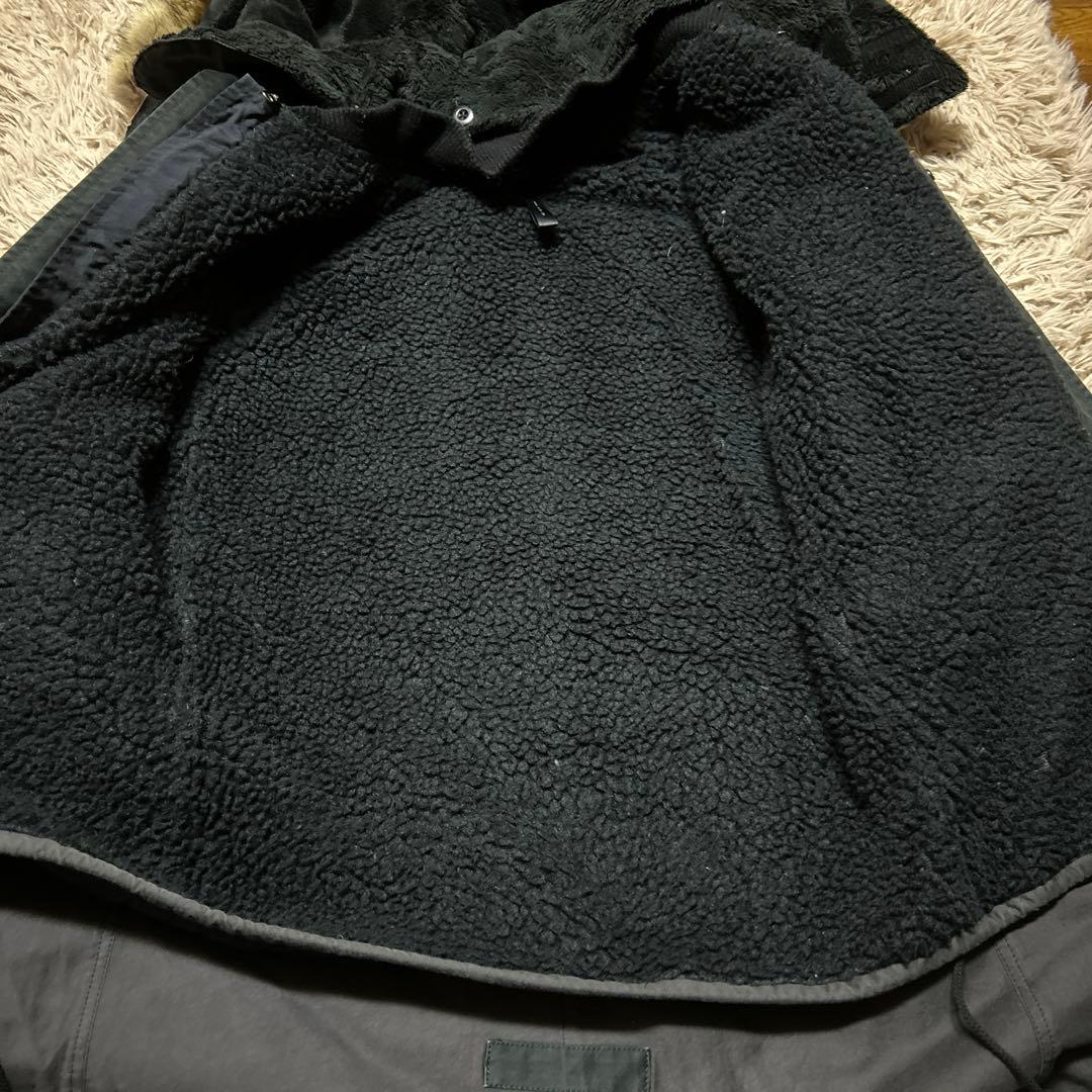 名作WJKデストロイコットンツイルモッズコートブラックS