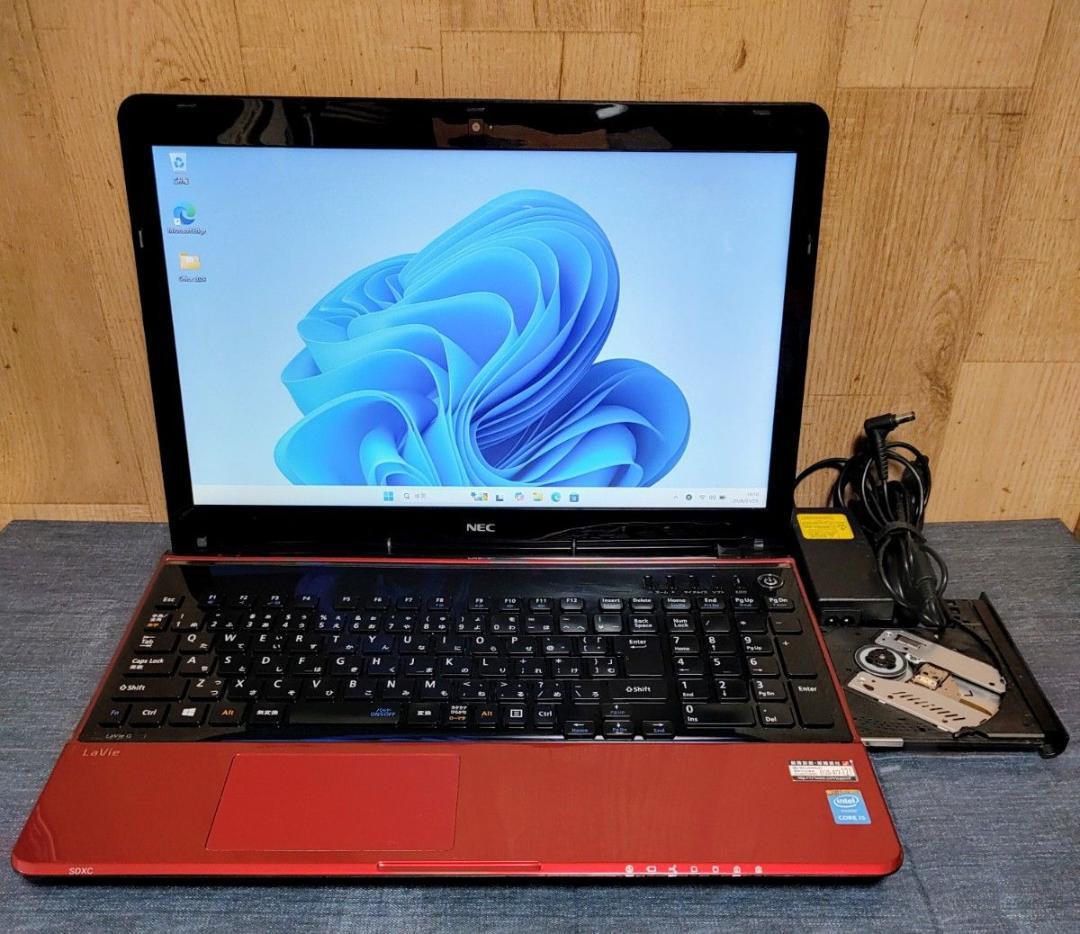 NEC LavieG Corei5 メモリ16GB SSD512GB DVD