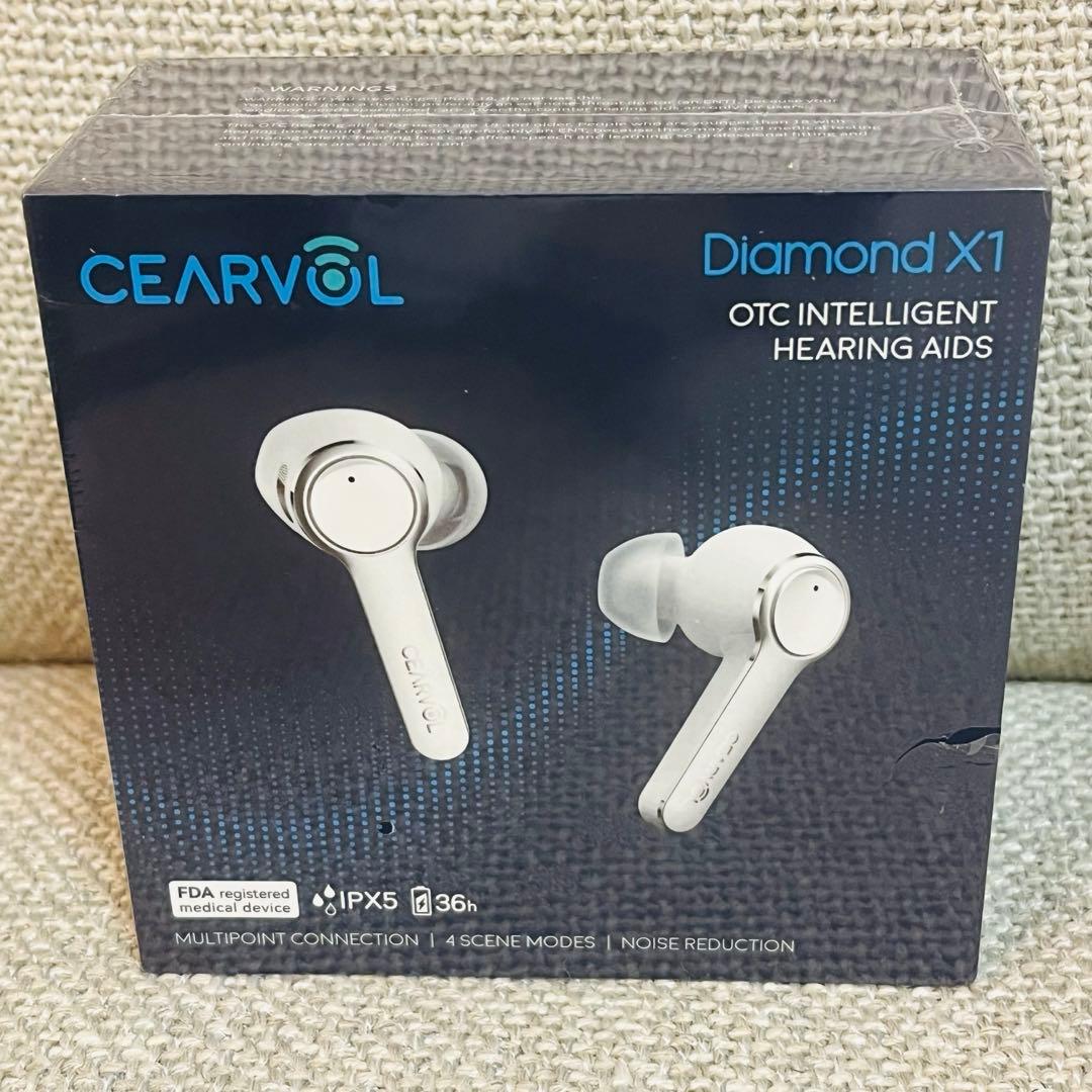CEARVOL Diamond X1 ワイヤレスイヤホン ホワイト
