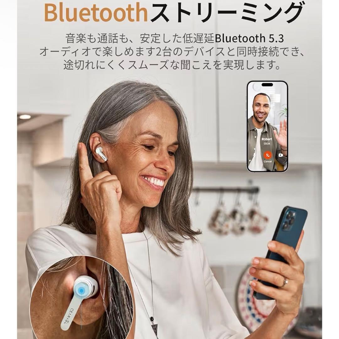 CEARVOL Diamond X1 ワイヤレスイヤホン ホワイト