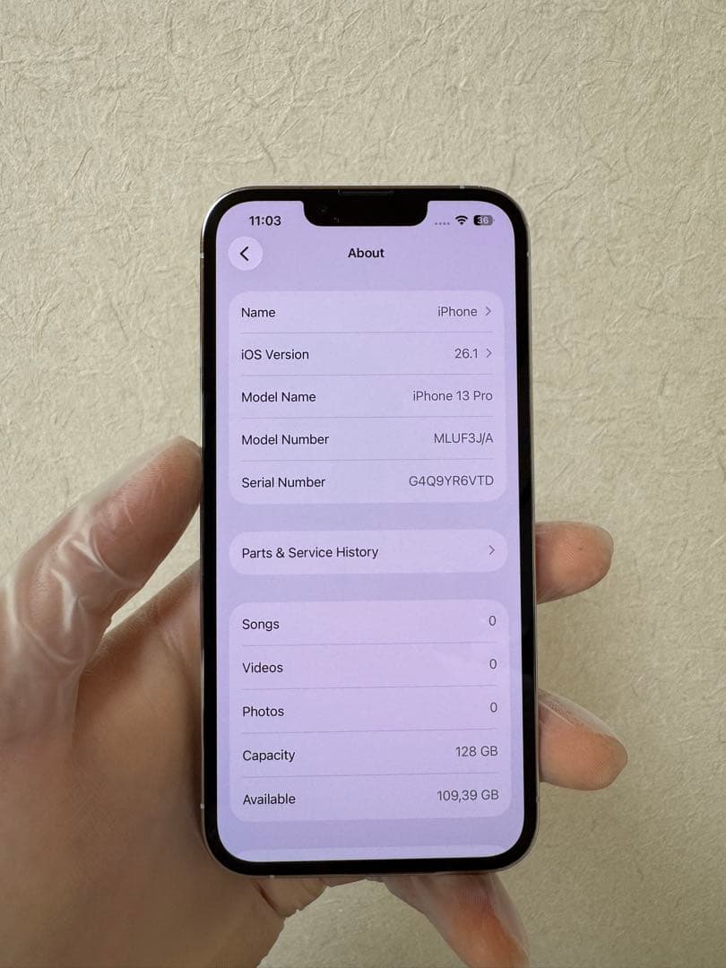 p*1様 【美品】iPhone13Pro 128GB シルバー
