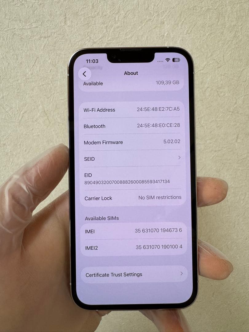 p*1様 【美品】iPhone13Pro 128GB シルバー