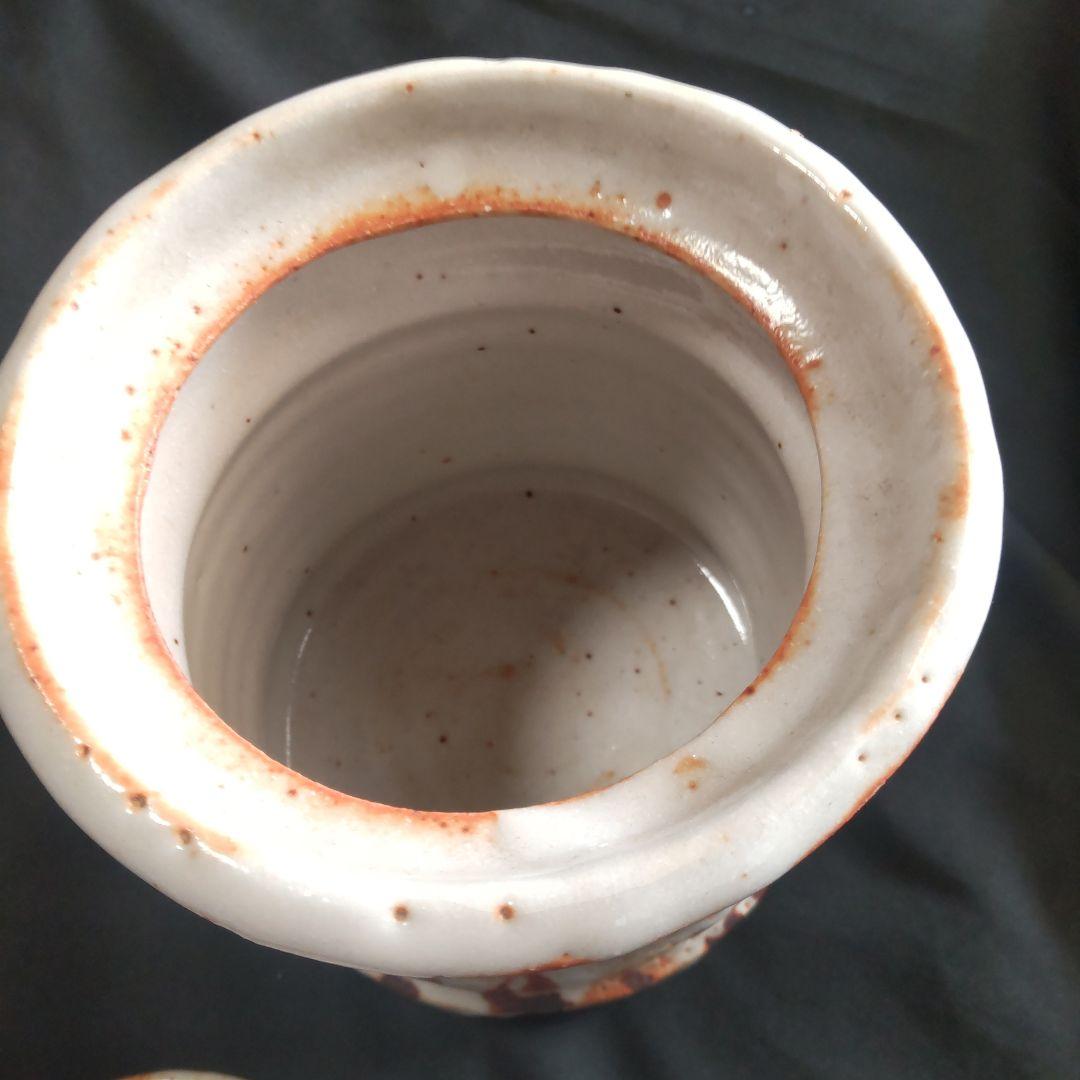 美濃焼 志野 万典窯★水差 未使用‼️ 蓋付き容器 茶道具 工芸品 インテリア