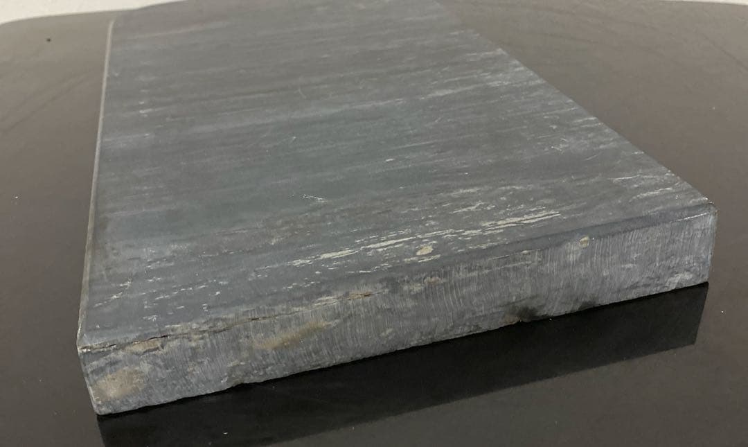 中国美術 歙州硯 大きな硯板 硯石 端渓 水波紋