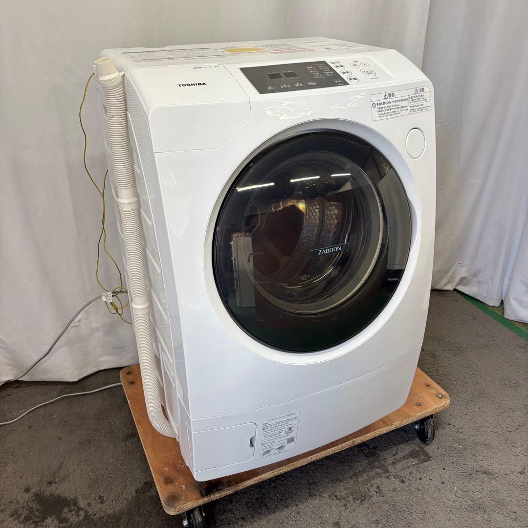 29　東芝　ドラム式洗濯機　9キロ　乾燥　左開き　設置無料　綺麗　安い‼️