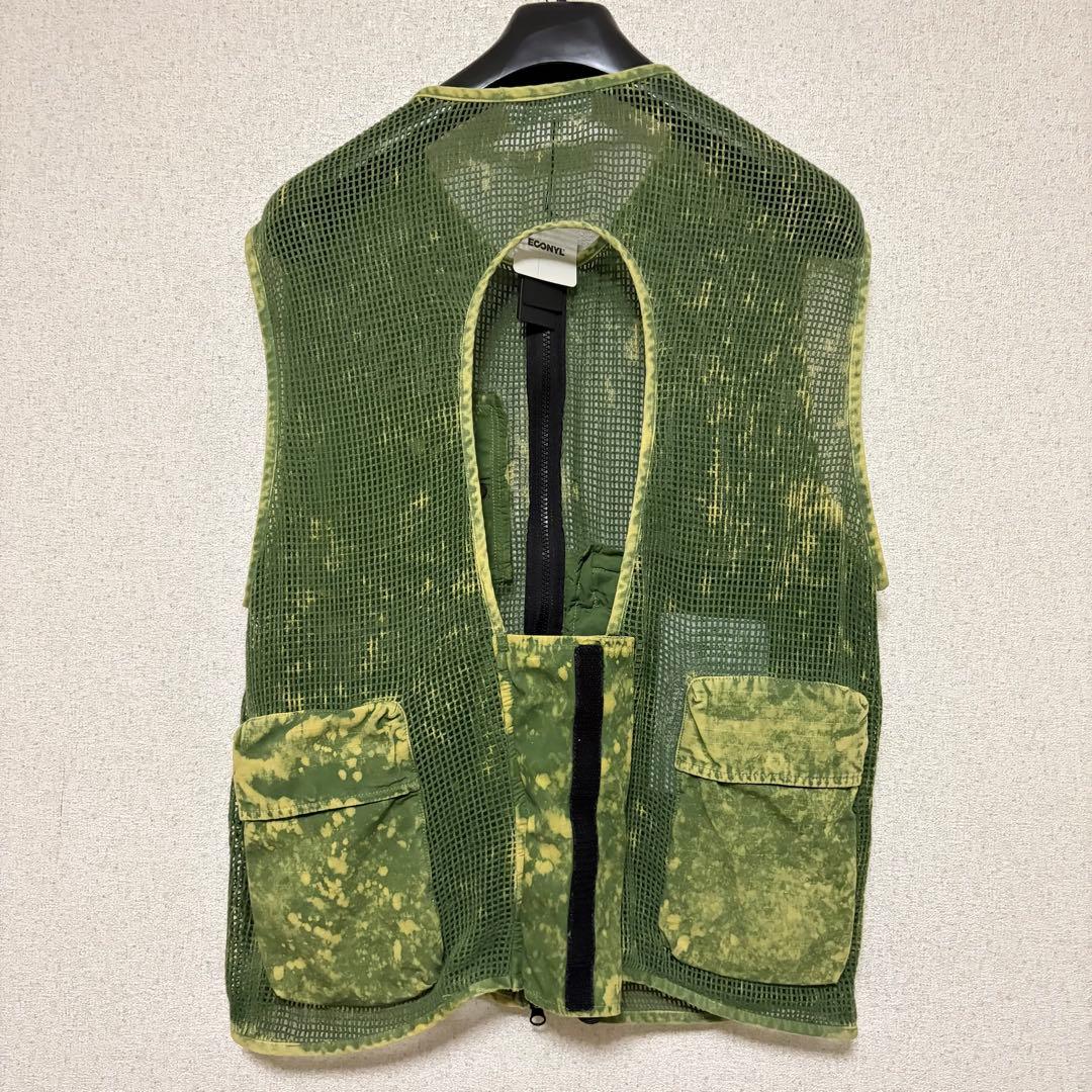美品STONE  ハンティングベスト 実物　ミリタリーL ハンガー付