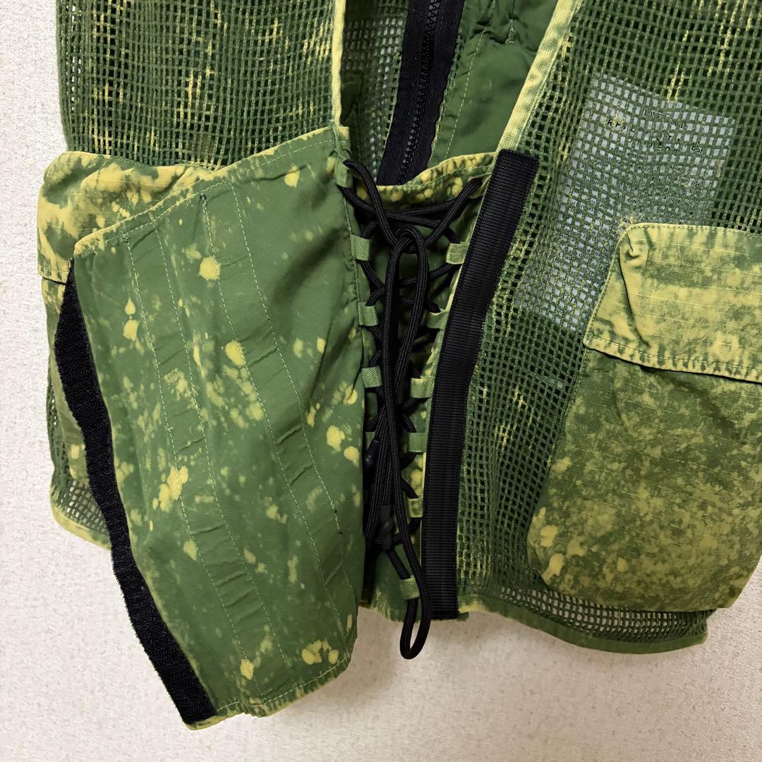 美品STONE  ハンティングベスト 実物　ミリタリーL ハンガー付