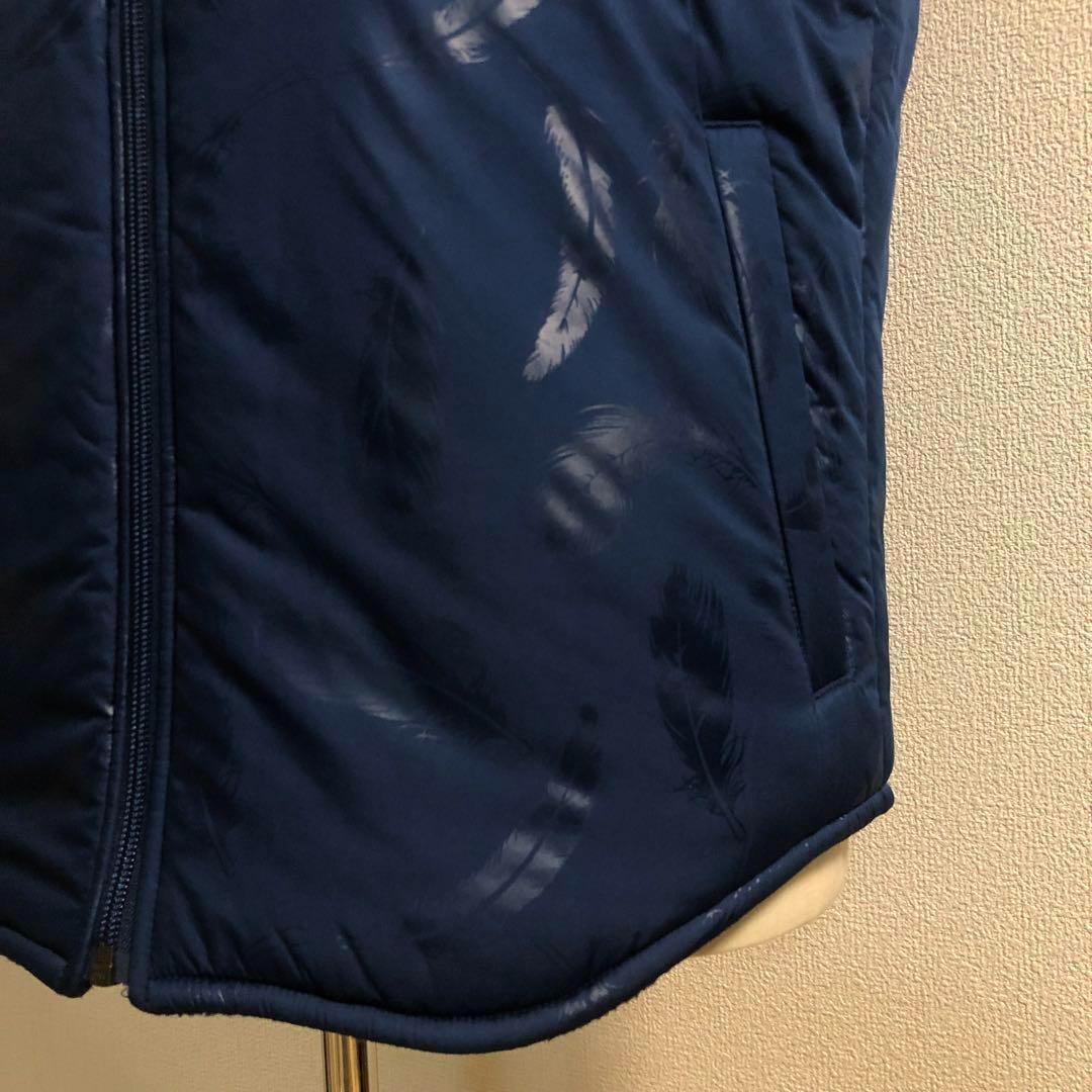 サーフアンドターフ リバーシブル 中綿 フリース ベスト★ネイビー Mサイズ