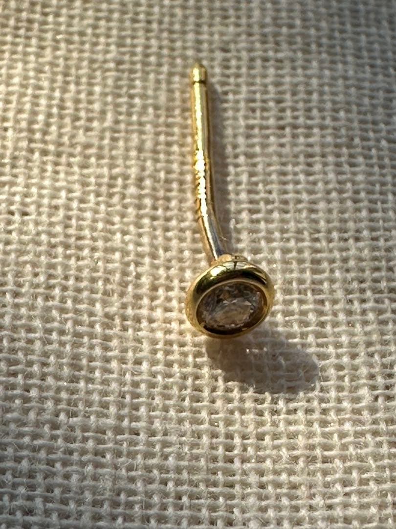 【値下げ】ティファニー K18ゴールド　バイザヤード ピアス　片耳のみ