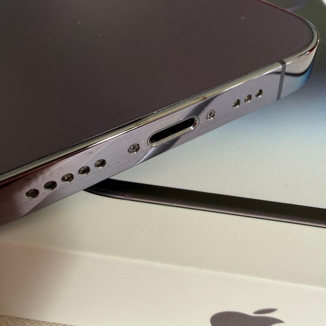 美品iPhone14Pro 256GBディープパープル SIM