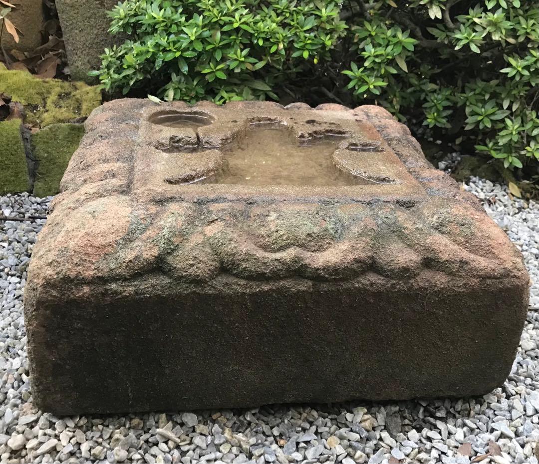【石鉢・富士山水鉢・蹲・茶庭・オブジェ】庭石箱庭バードバス苔玉水石ガーデニング