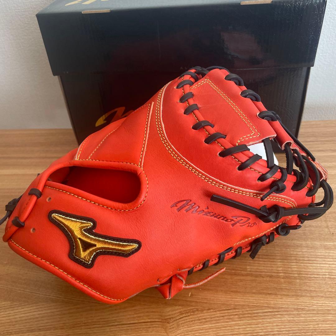 ミズノプロ　硬式用　キャッチャーミット　定価67,100円　B-D　高校野球対応