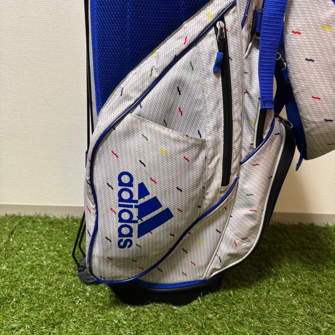 adidas アディダス スタンド式 キャディバッグ ゴルフバッグ 9型