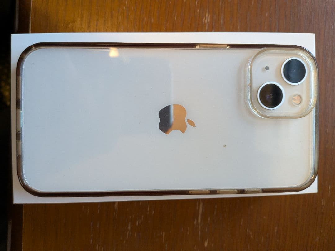 【美品箱付き】Apple iPhone 13 ホワイト256GB SIMフリー