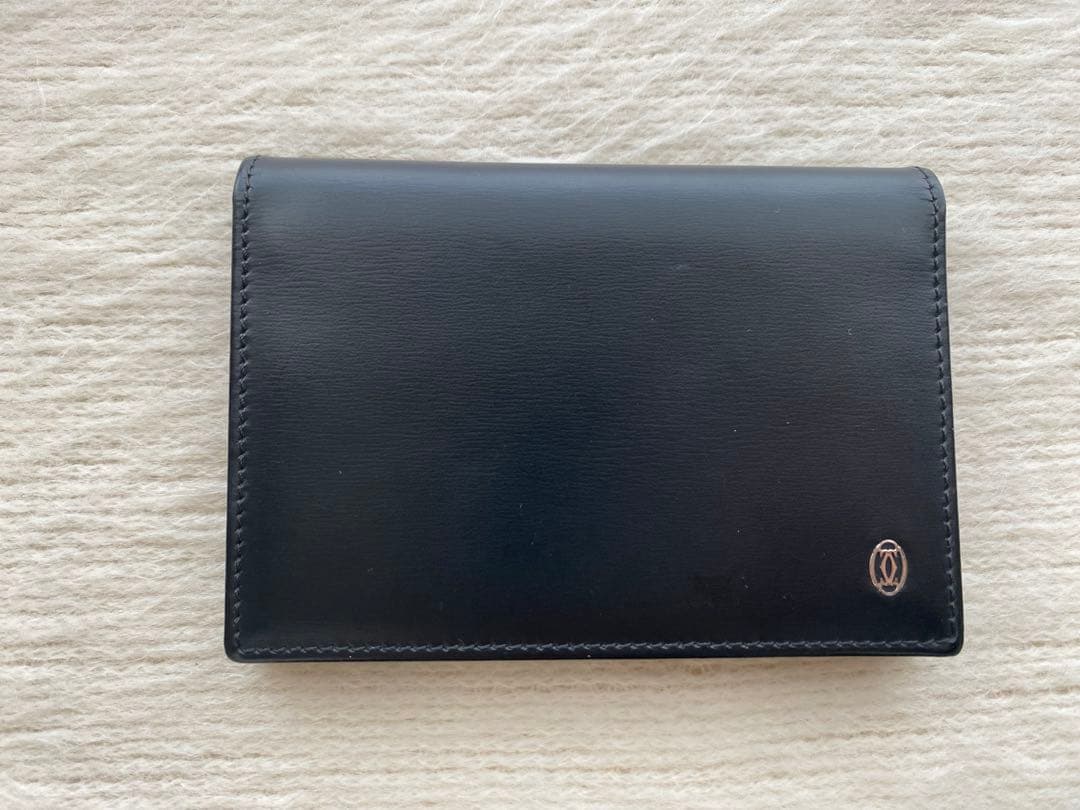 Cartier ブラック レザー 名刺入れ