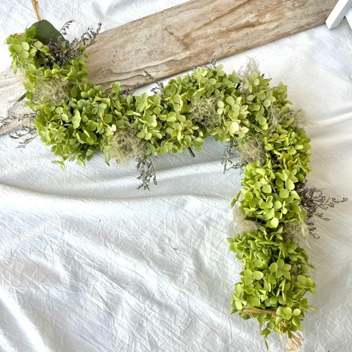 アナベル紫陽花 ガーランド