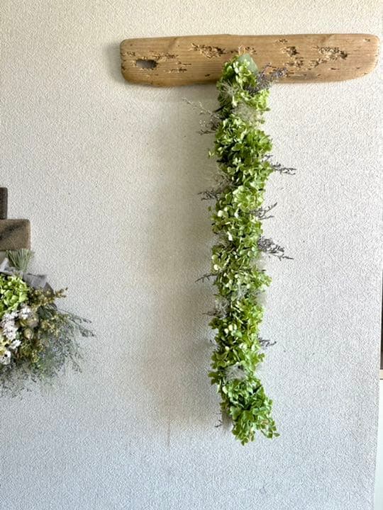 アナベル紫陽花 ガーランド