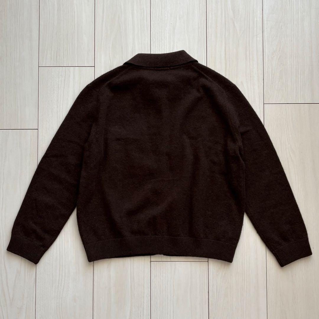 RALPH LAUREN 襟付カーディガン ニット カシミヤ/羊毛 S 90s