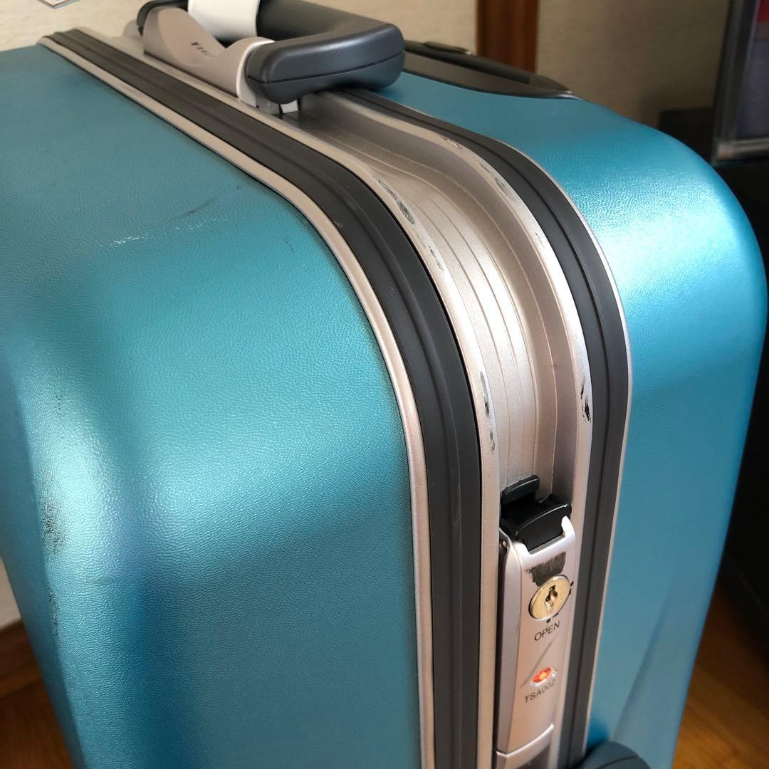 【配送or埼玉直接引取】プロテカ　スーツケース　57L 水色