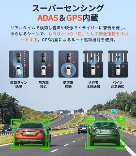 【新品未開封】70mai Dash Cam 4K Omni HDRSetドラレコ
