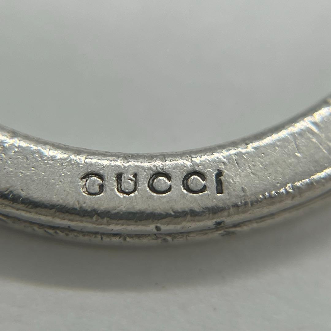 グッチ GUCCI オーバル キーリング キーホルダー SV925 オールド