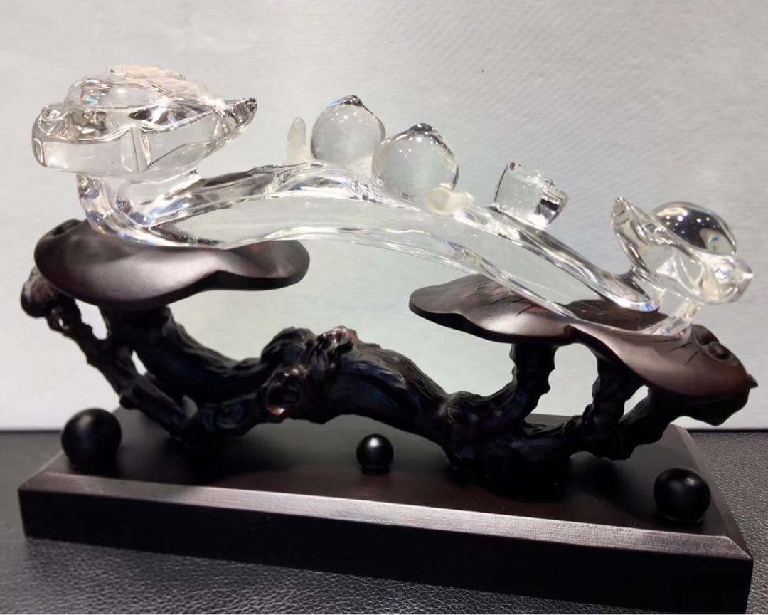 ⭐︎【極上品】白水晶 置物 590g