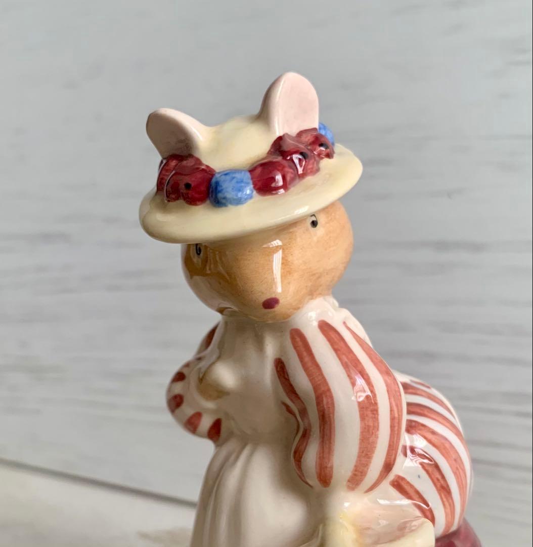 もりねずみだんしゃく夫妻 フィギュリン ブランブリーヘッジ 置物