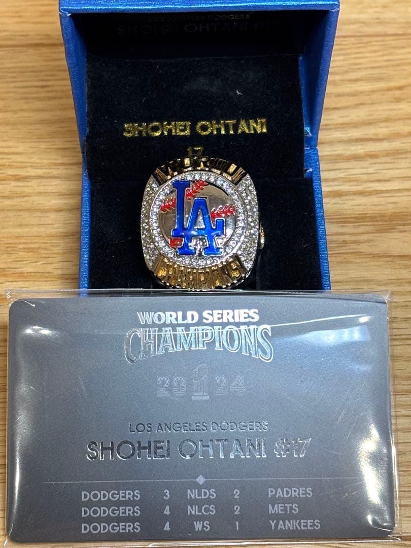 一点限定！⭐️期間限定価格⭐️大谷翔平 2024＆2025ワールドチャンピオンリング