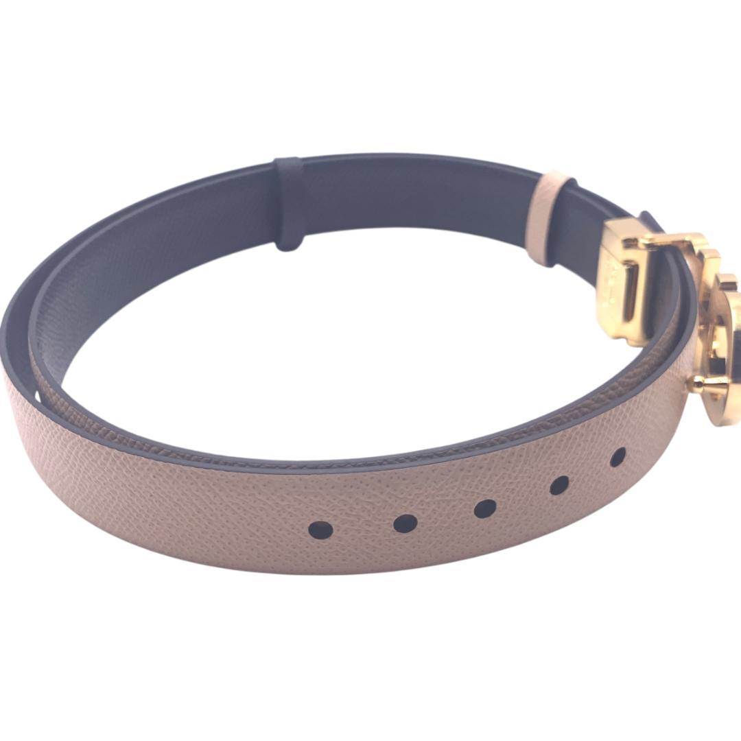 美品Ferragamo フェラガモ　ベルト リバーシブル　カット可 最大95cm