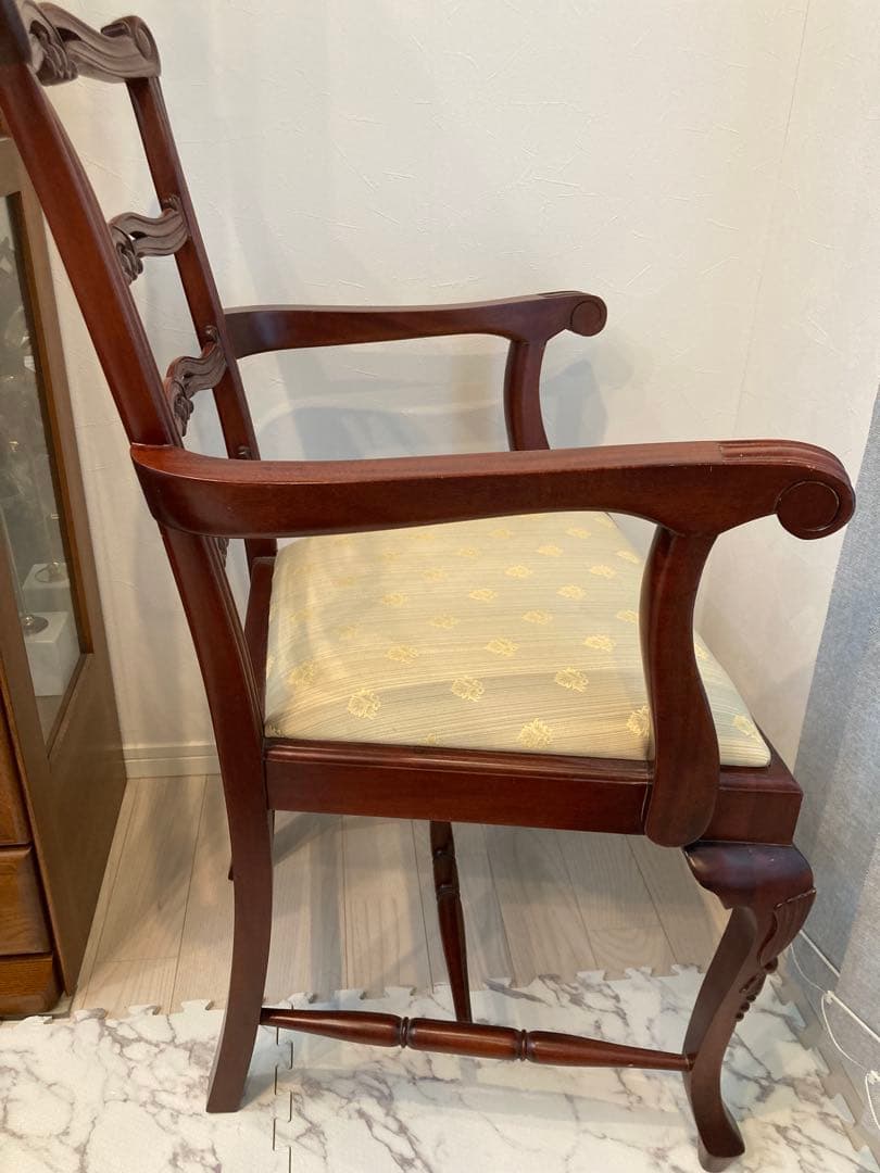 高級　アダムスタイル　デザイン　クラシックスタイル 木製椅子