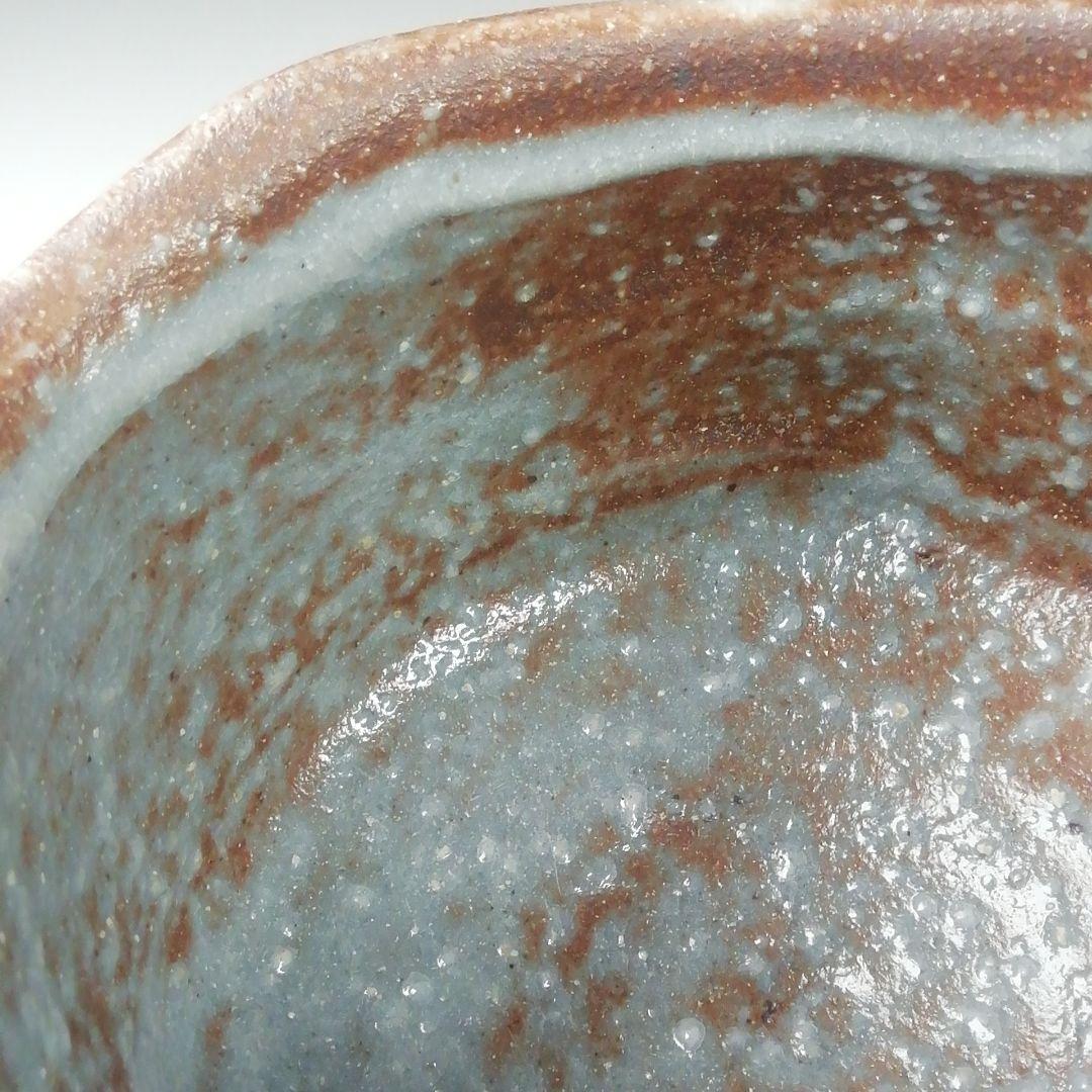 Ｔ４９２　茶碗　『鼡志野』『土渕善丕氏 造』　共箱　抹茶碗　茶道具