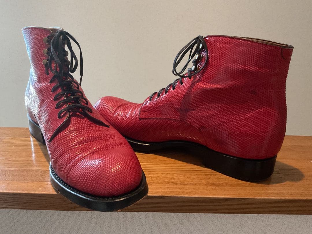 ヨシハルハセガワ　リザードブーツ