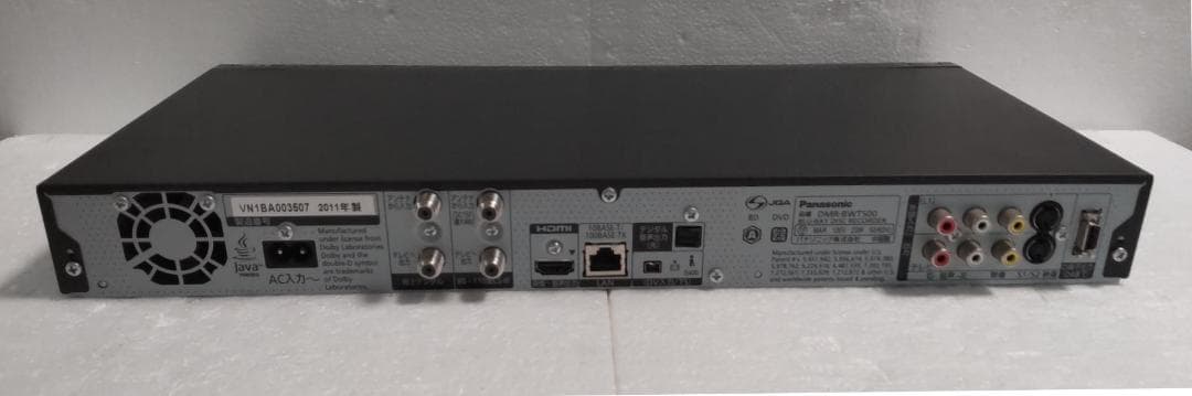 1TB-W録-3D-Panasonic BDレコーダーDMR-BWT500完動品