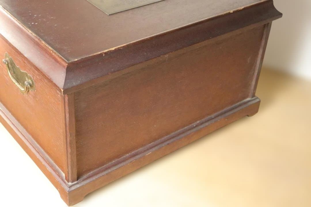 フランクリンミント レンズ  収納ケース 木箱 レトロ